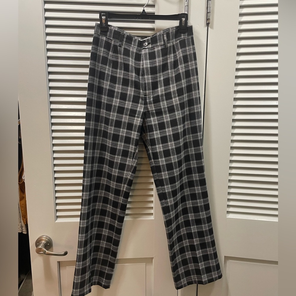 Reformation plaid pants